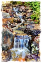 Naturalistic Waterfall